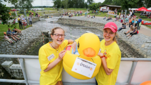 České Budějovice už brzy zaplaví hejno gumových kačenek