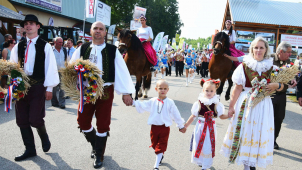 Hejtmanka Stráská zahájila na Živitelce Národní dožínky