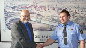 Budějovický primátor poděkoval strážníkům za jejich službu