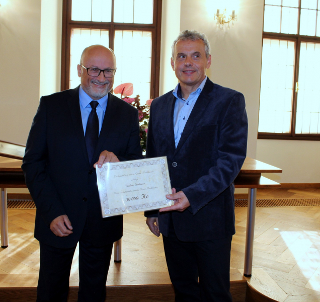 Cenu města dostal pan Václav Študlar